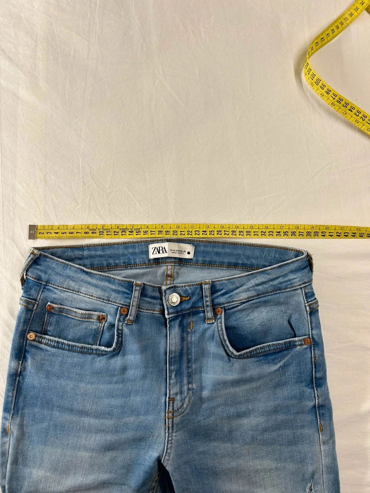 Lichtblauwe Zara jeans – photo 5